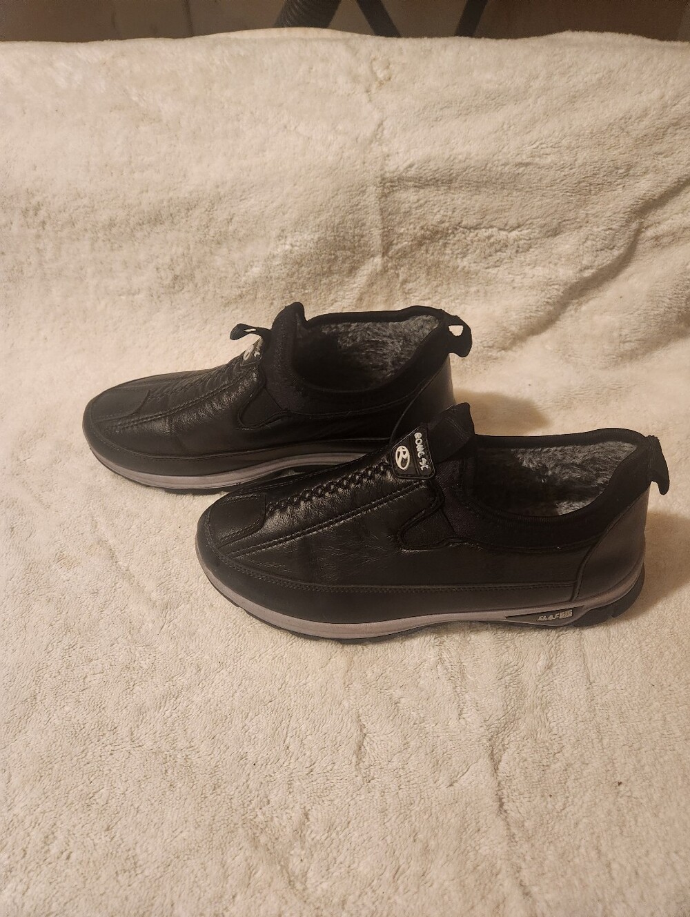 Easy Spirit Men’s Black Slip-On Casual Comfort Loafers